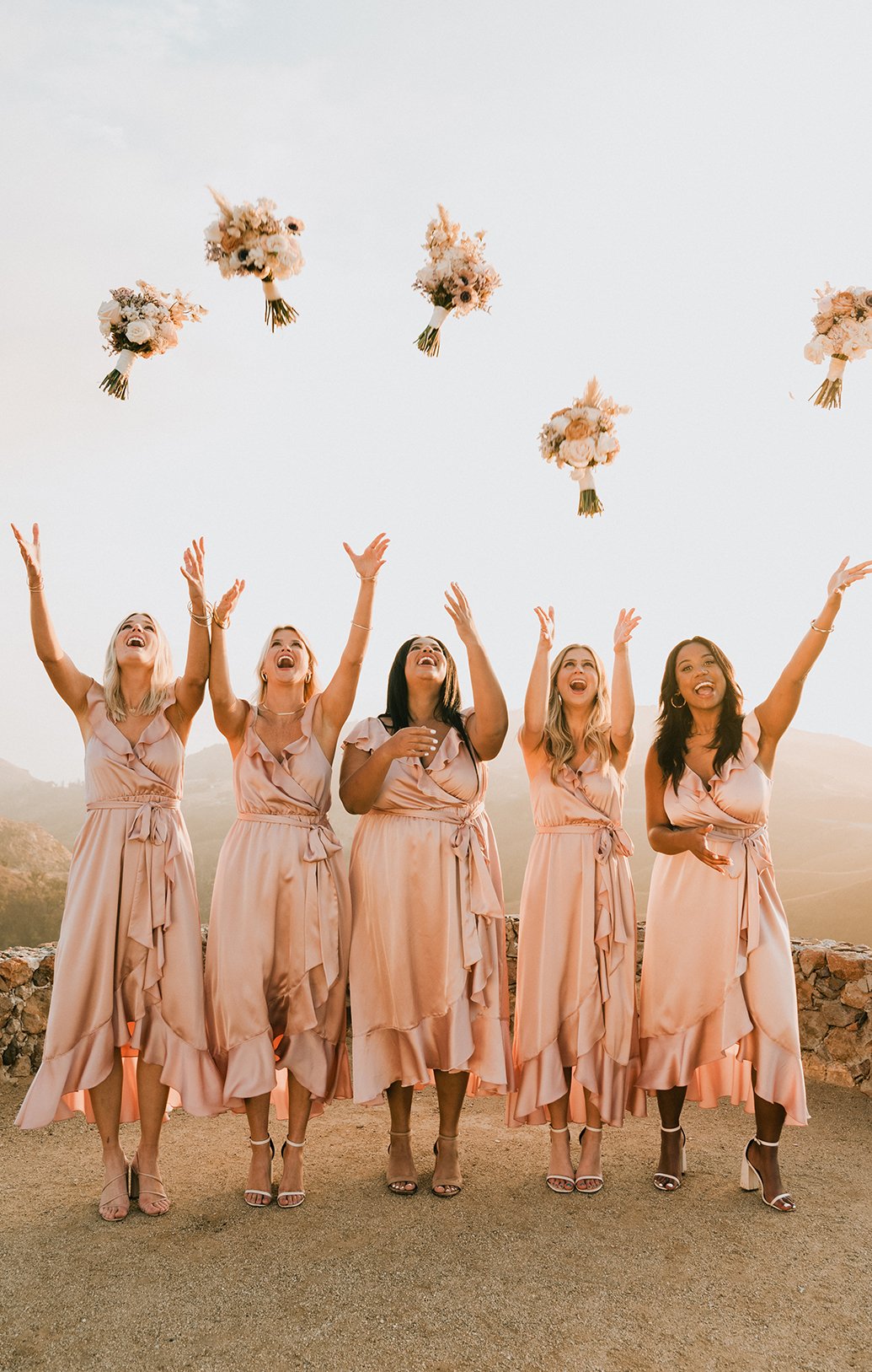 bridesmaid dresses, bridesmaid dress ideas, bridesmaid dress colors, bridesmaid dress styles, pink bridesmaid dress, satin bridesmaid dress